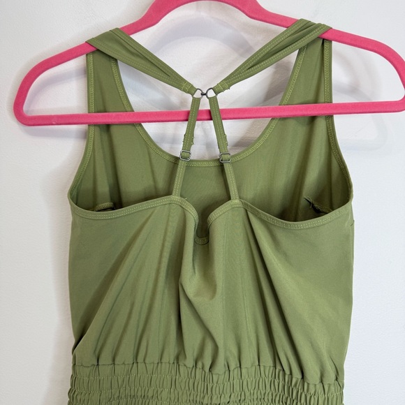 Abercrombie & Fitch Green Athletic Shorts Romper Women's Small Travel Athletic - Picture 11 of 13